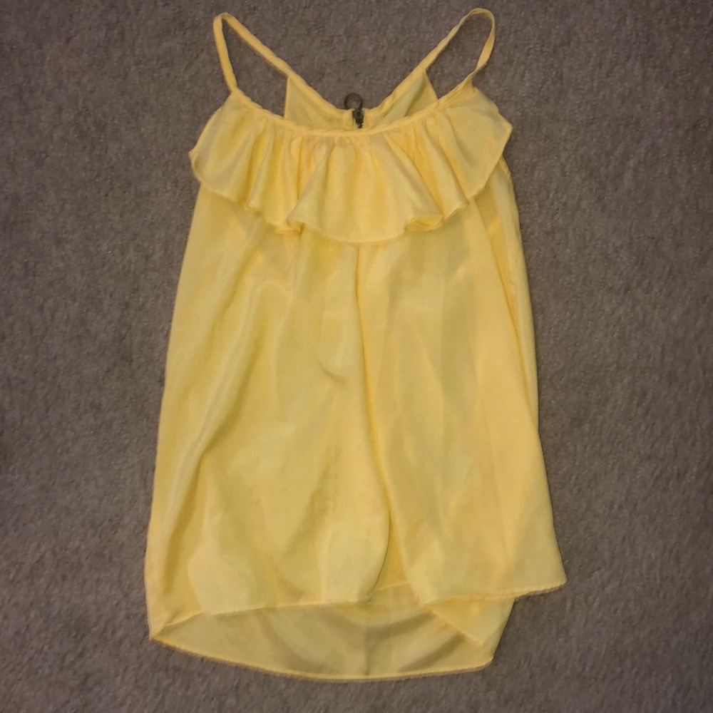Yellow fancy tank